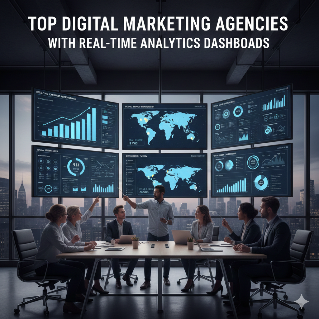 Top Digital Marketing Agencies with Real-Time Analytics Dashboards